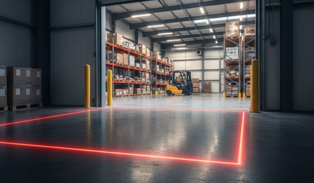 Marquage au sol porte automatique : sécuriser les zones de passage sans créer de faux repères