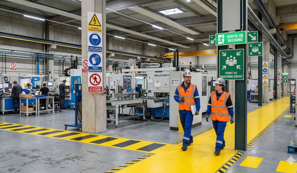 Signalétique industrielle : informer, orienter et protéger dans l&rsquo;environnement de travail