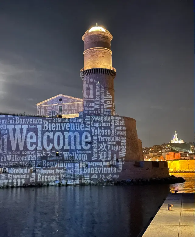 Projection GOBO QR code promotionnel