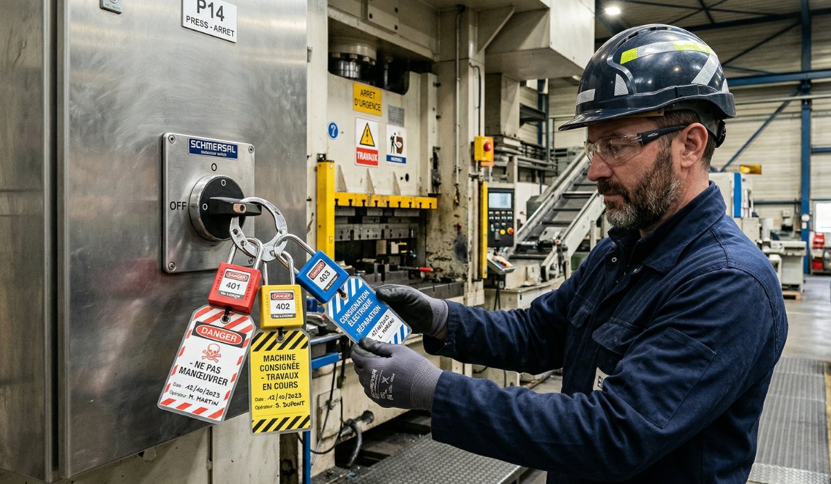 Consignation machine : sécuriser les interventions de maintenance en industrie