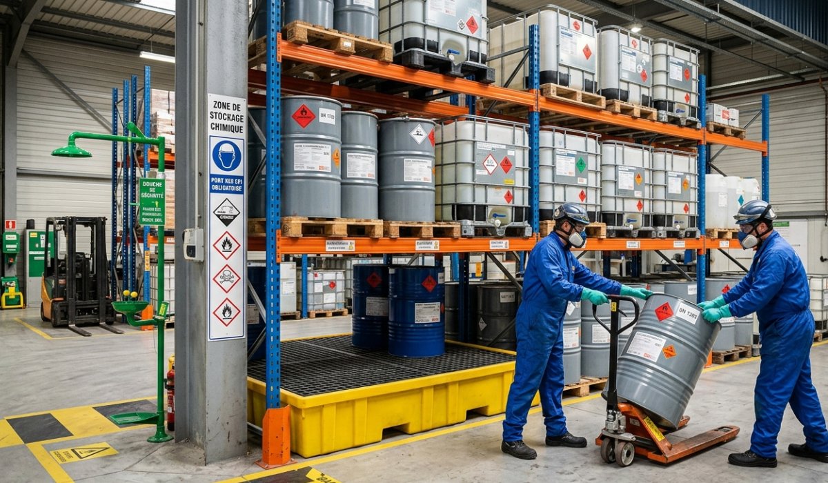 Risque chimique en industrie : identifier les dangers et protéger les équipes